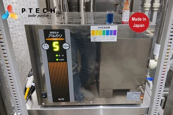 Lắp đặt máy điện giải tạo nước ion kiềm công nghiệp OSG NDX-360PLW
